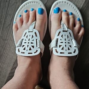 SO White Sandals for Women